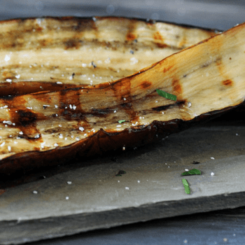 Grilled eggplant